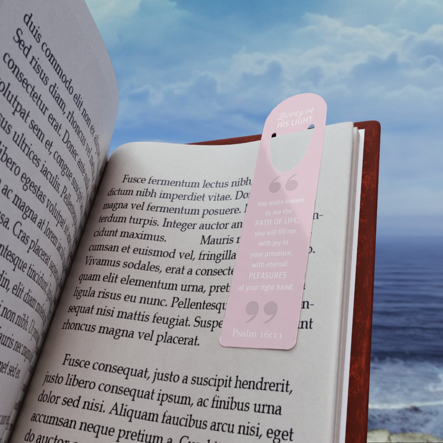Bookmark: Your Faith By Color - Pink