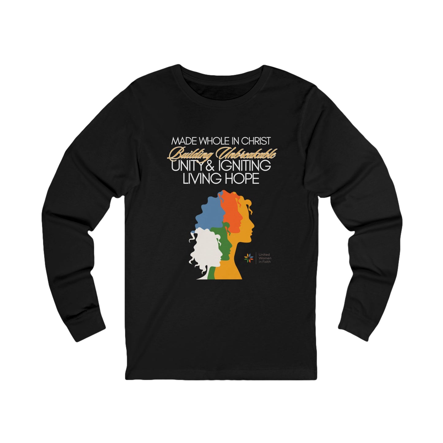 Unisex Jersey Long Sleeve Tee - Made Whole in Christ