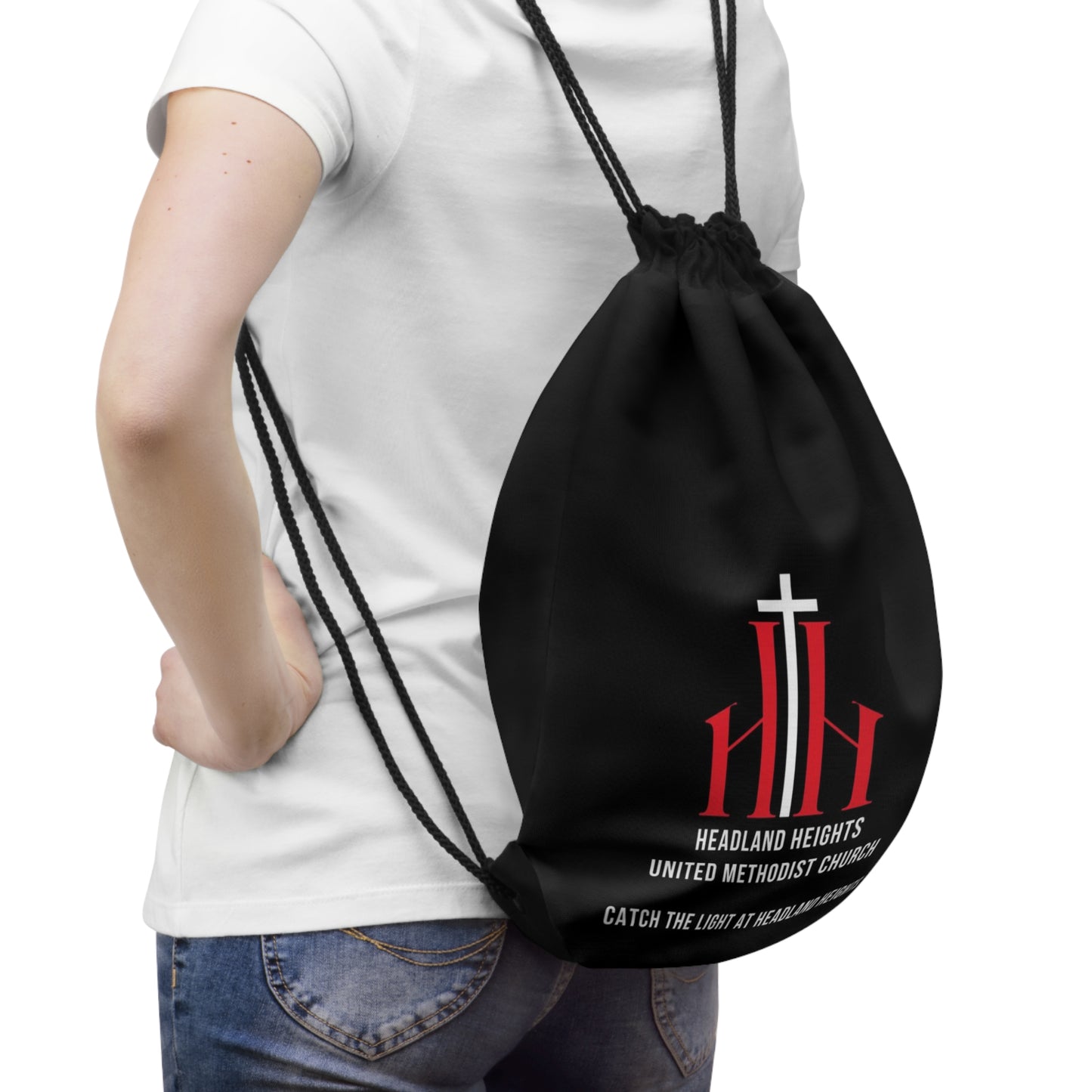 HHUMC Logo Drawstring Bag