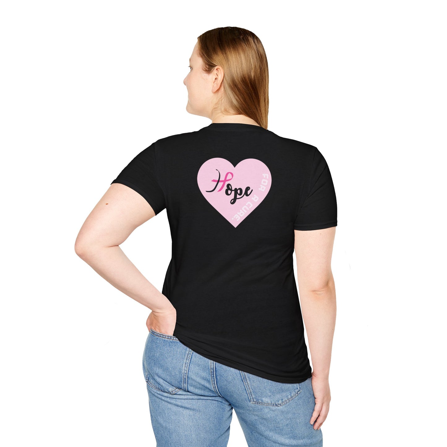 Breast Cancer Awareness: "Fight Like A Girl" Unisex Softstyle T-Shirt