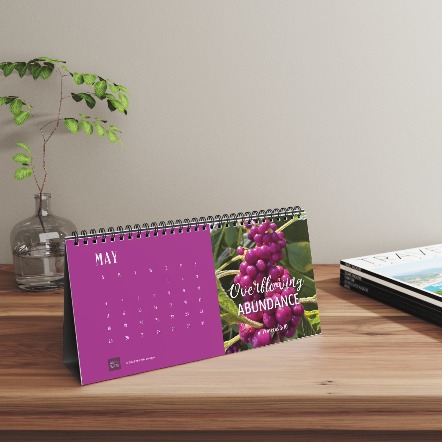 2025 Your Faith by Color Desk Calendar - 10" x 5"