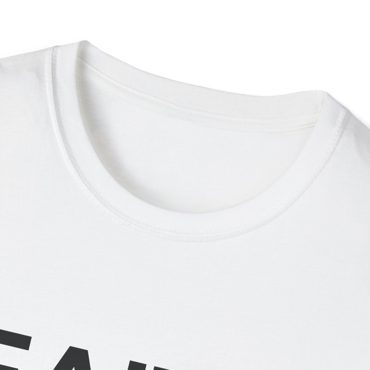 Breast Cancer Awareness: "Faith Over Fear" Unisex Softstyle T-Shirt