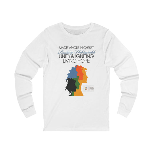 Unisex Jersey Long Sleeve Tee - Made Whole in Christ