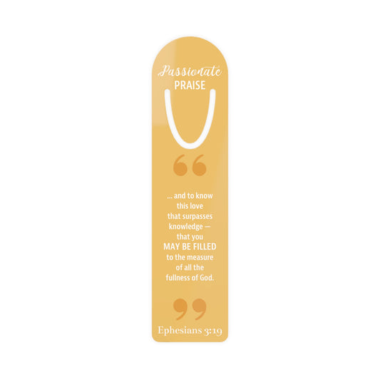 Bookmark: Your Faith By Color - Orange