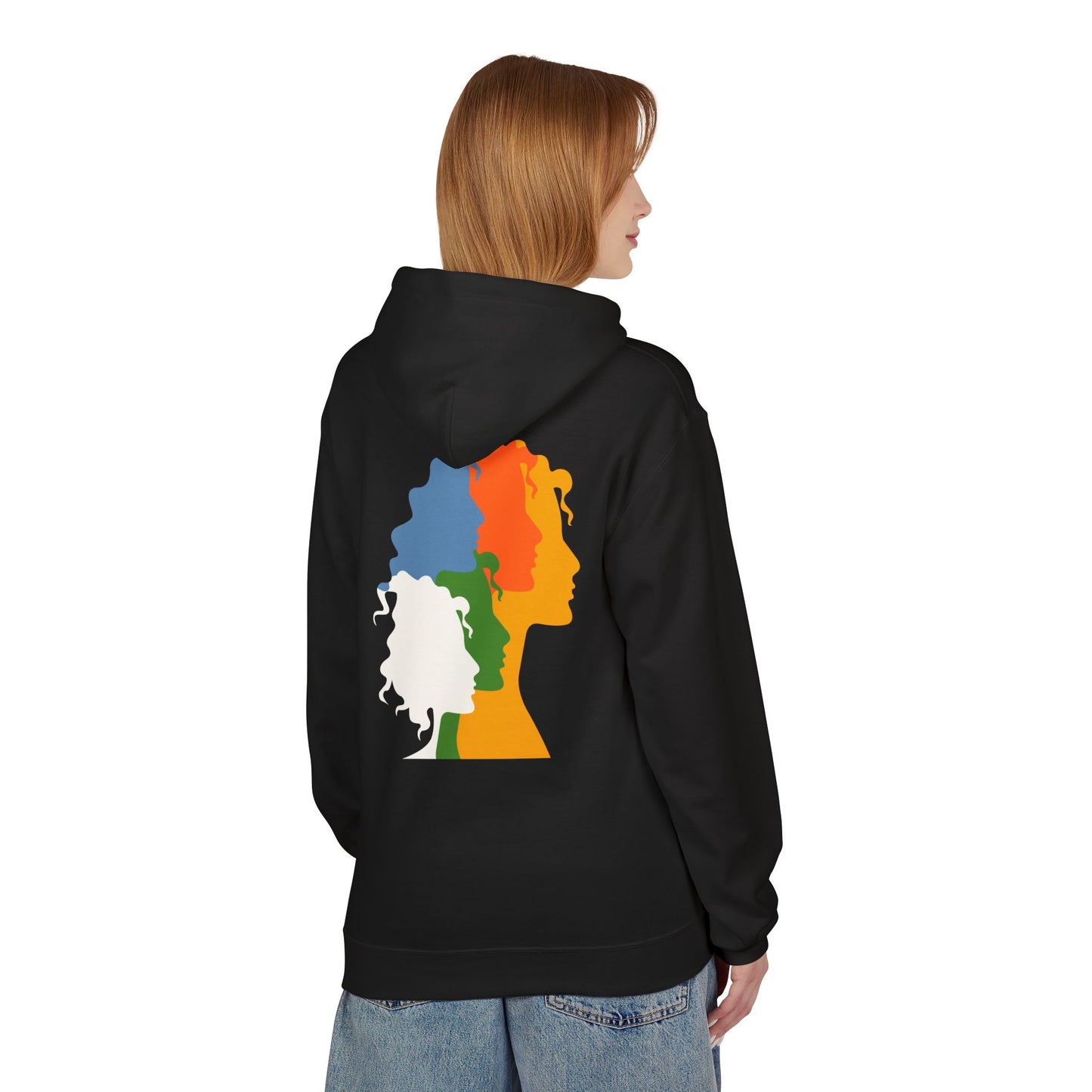 Inspirational Unity Fleece Hoodie - Made Whole in Christ