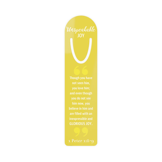 Bookmark: Your Faith By Color - Yellow