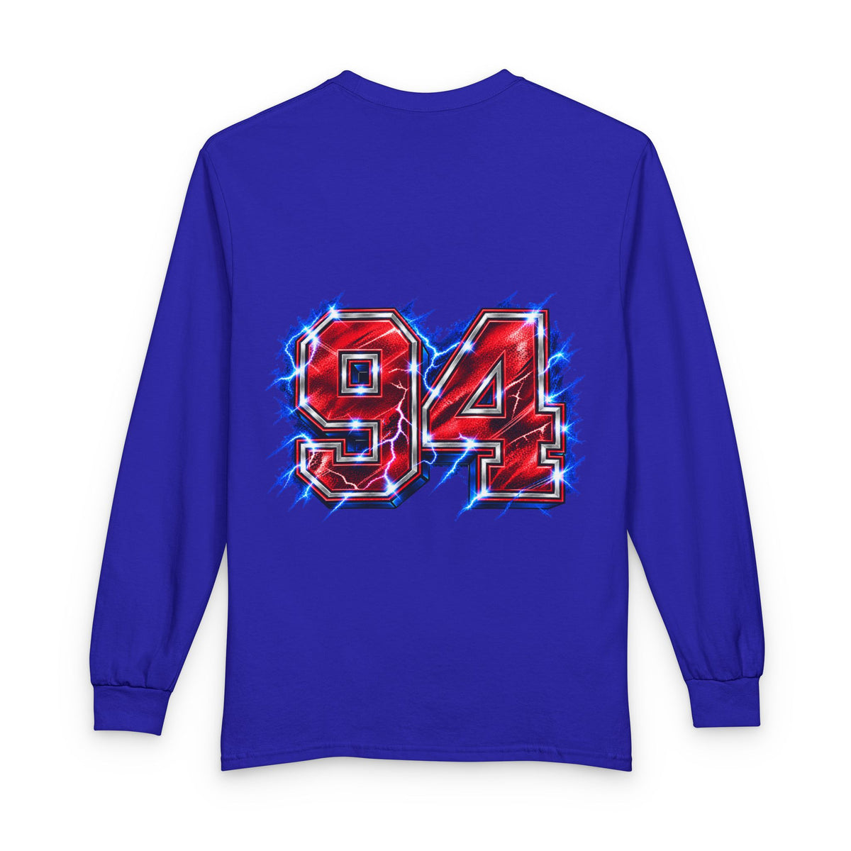Senior Night Football Mockup - Unisex Long Sleeve T-Shirt - Without Personalization