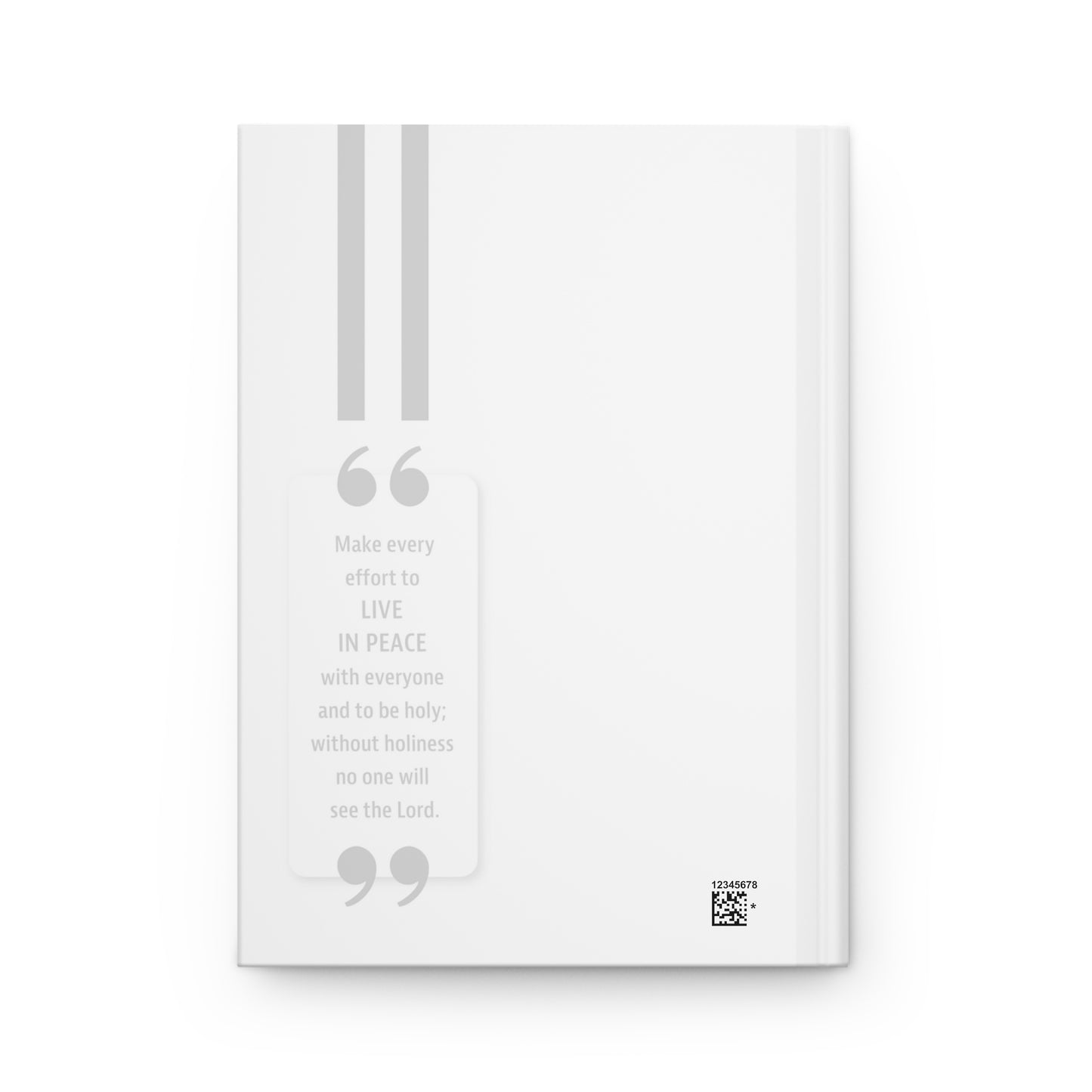 Your Faith by Color Hard Cover Journal - White