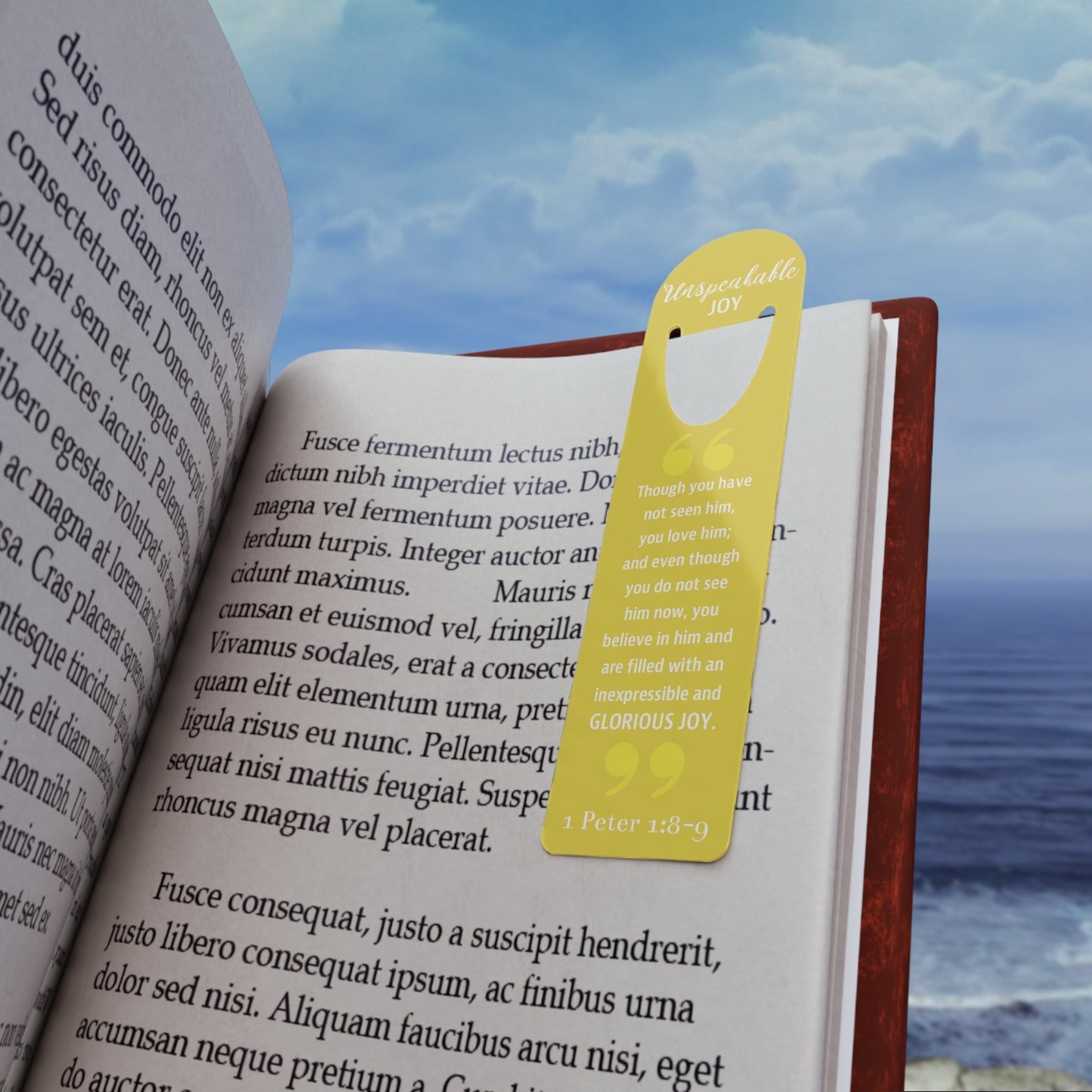 Bookmark: Your Faith By Color - Yellow