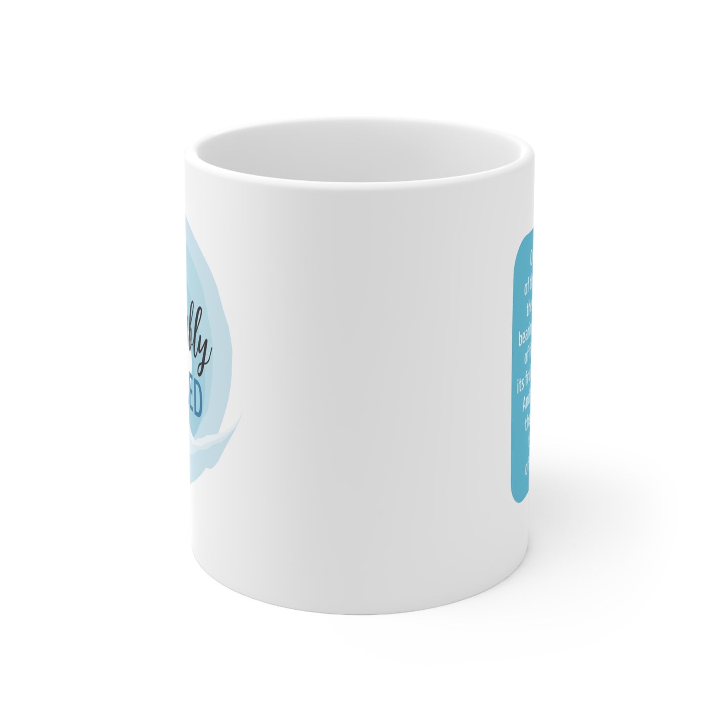 Ceramic Mug 11oz: Your Faith By Color - Aqua