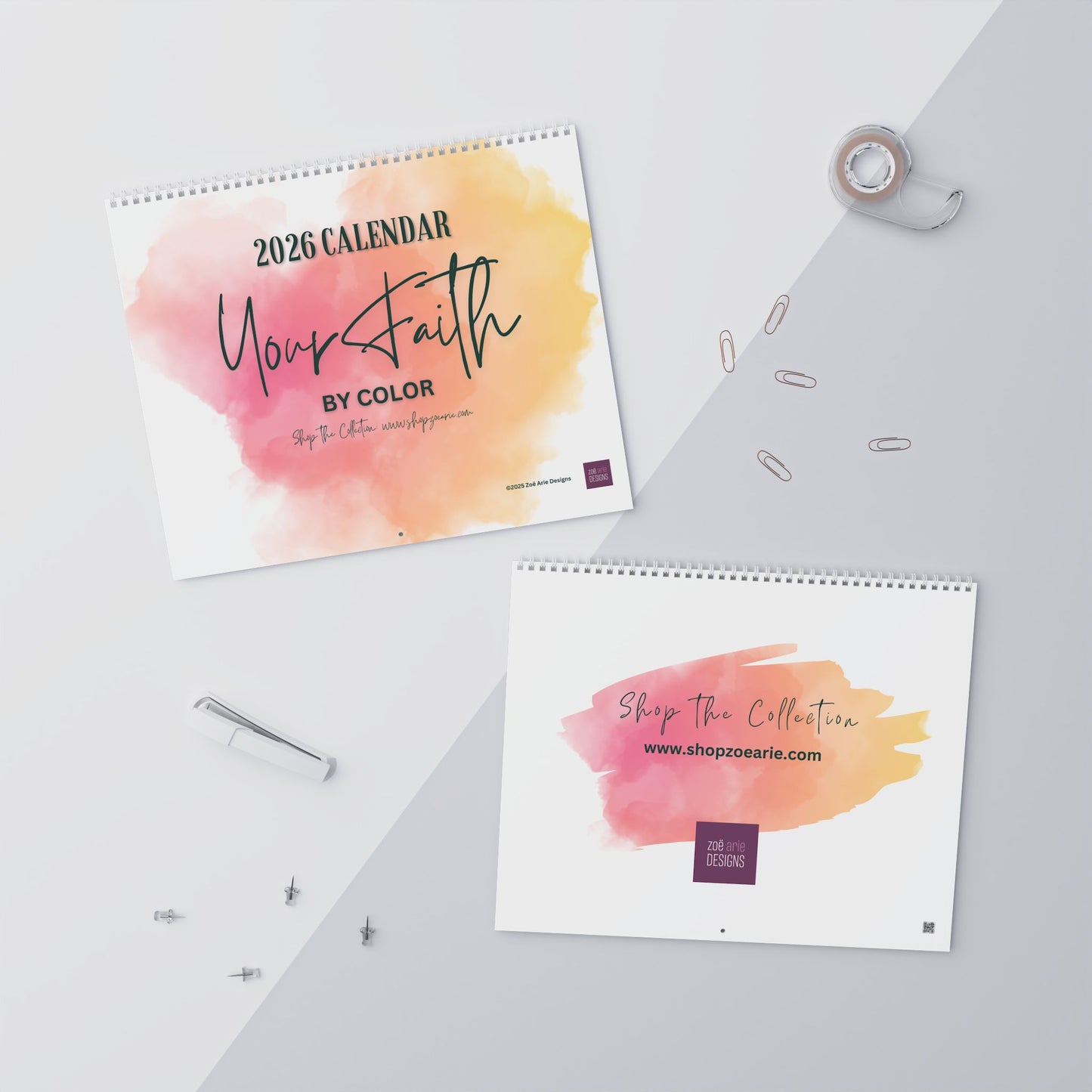 2026 Wall Calendar: Your Faith by Color