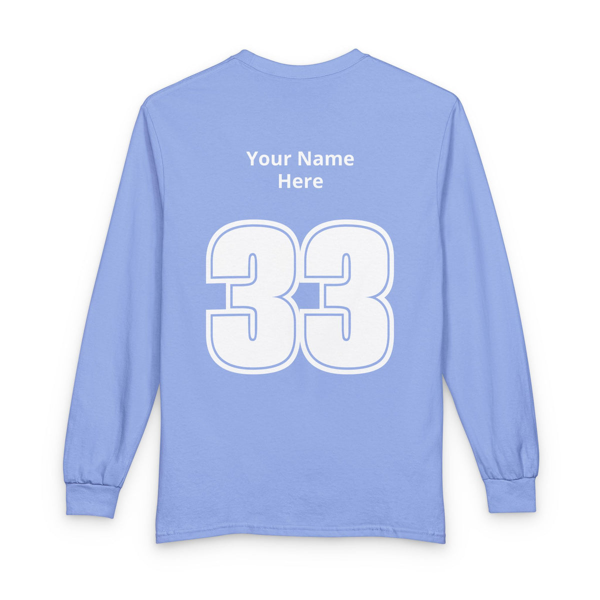 Senior Night Football Mockup - Unisex Long Sleeve T-Shirt