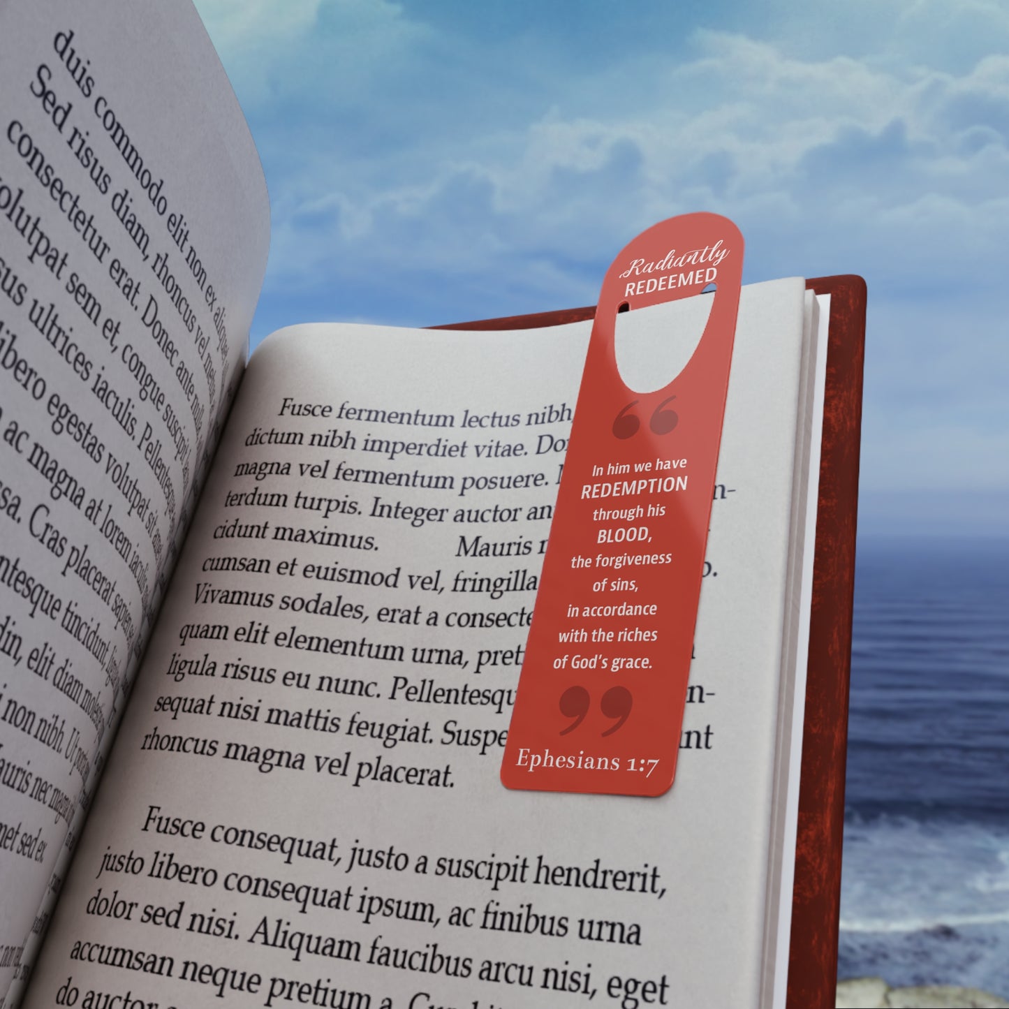 Bookmark: Your Faith By Color - Red