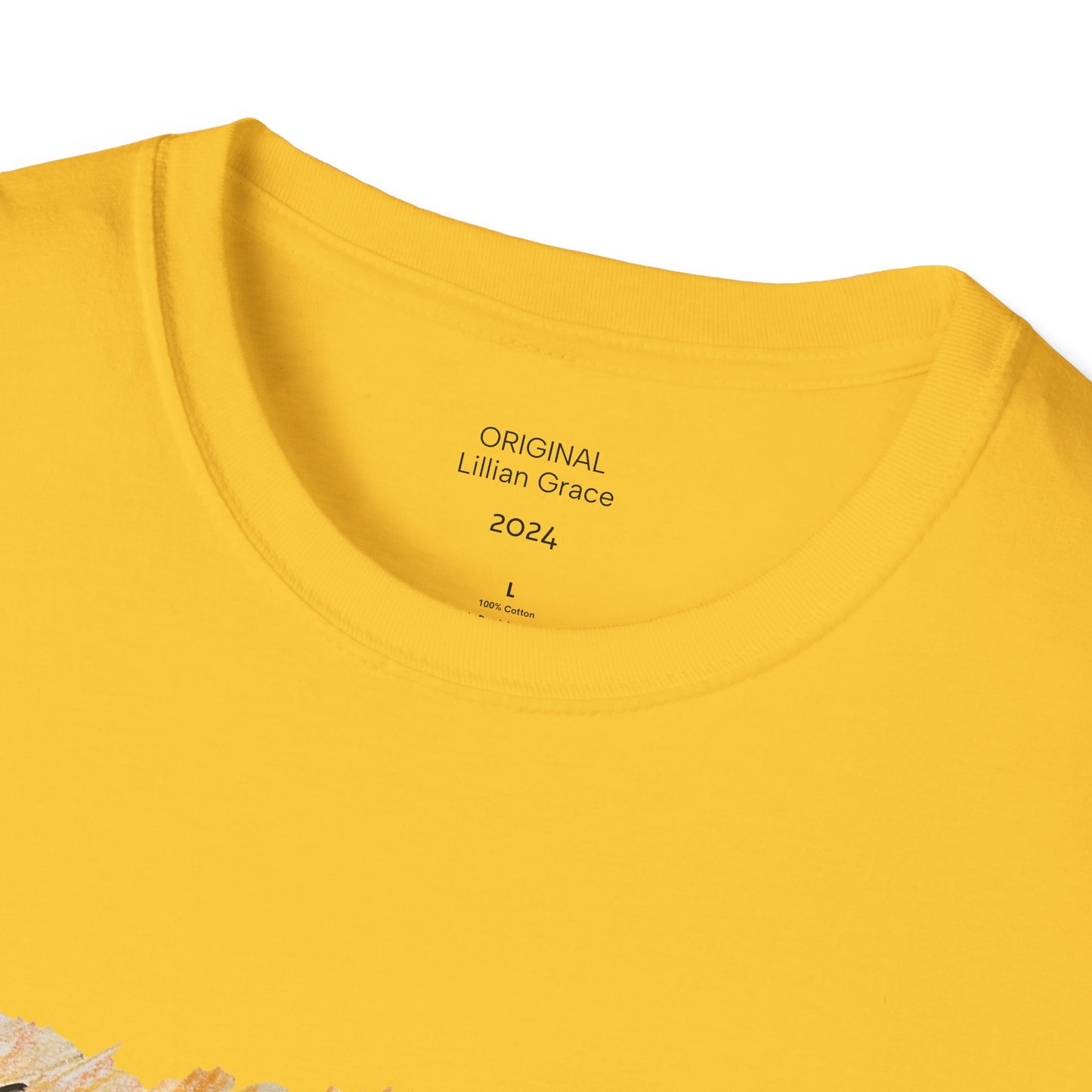 Unisex Softstyle T-Shirt- Lillian's Tiger and Quote