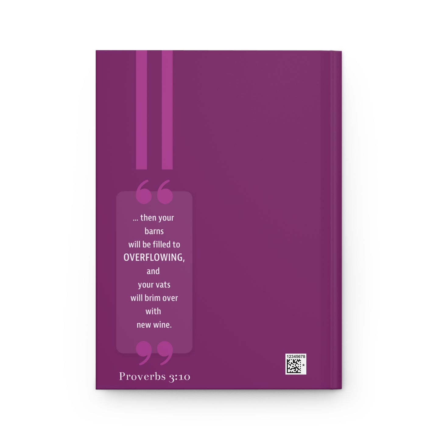 Your Faith by Color Hard Cover Journal - Wine