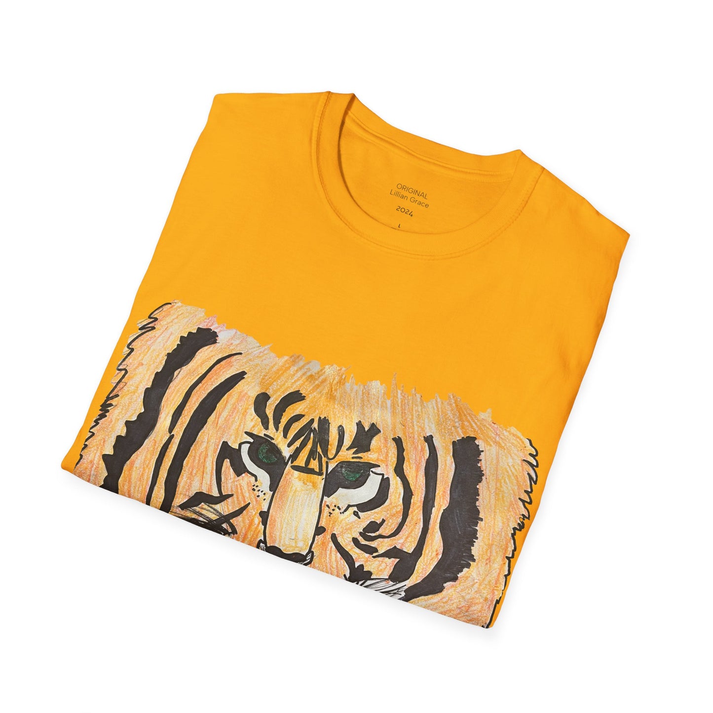 Unisex Softstyle T-Shirt- Lillian's Tiger and Quote