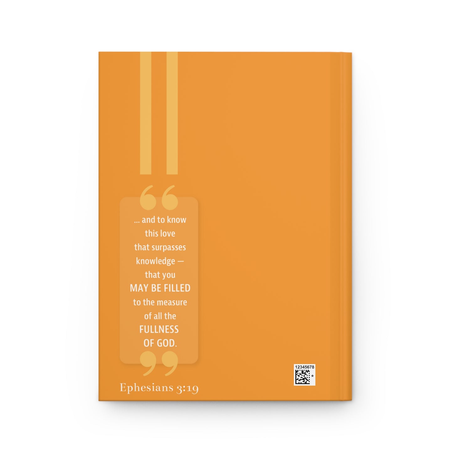 Your Faith by Color Hard Cover Journal - Orange