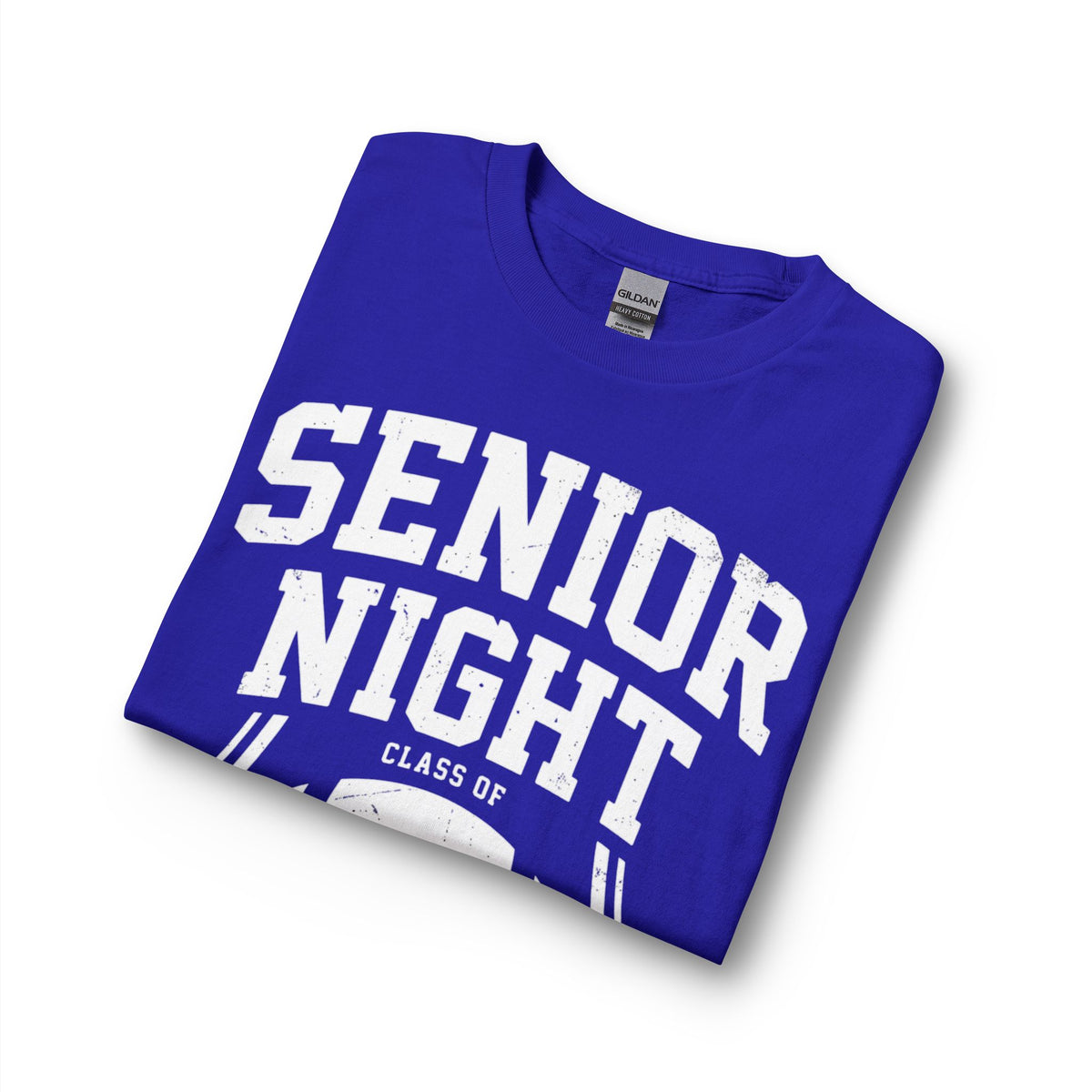 Senior Night Football Mockup - Unisex Long Sleeve T-Shirt