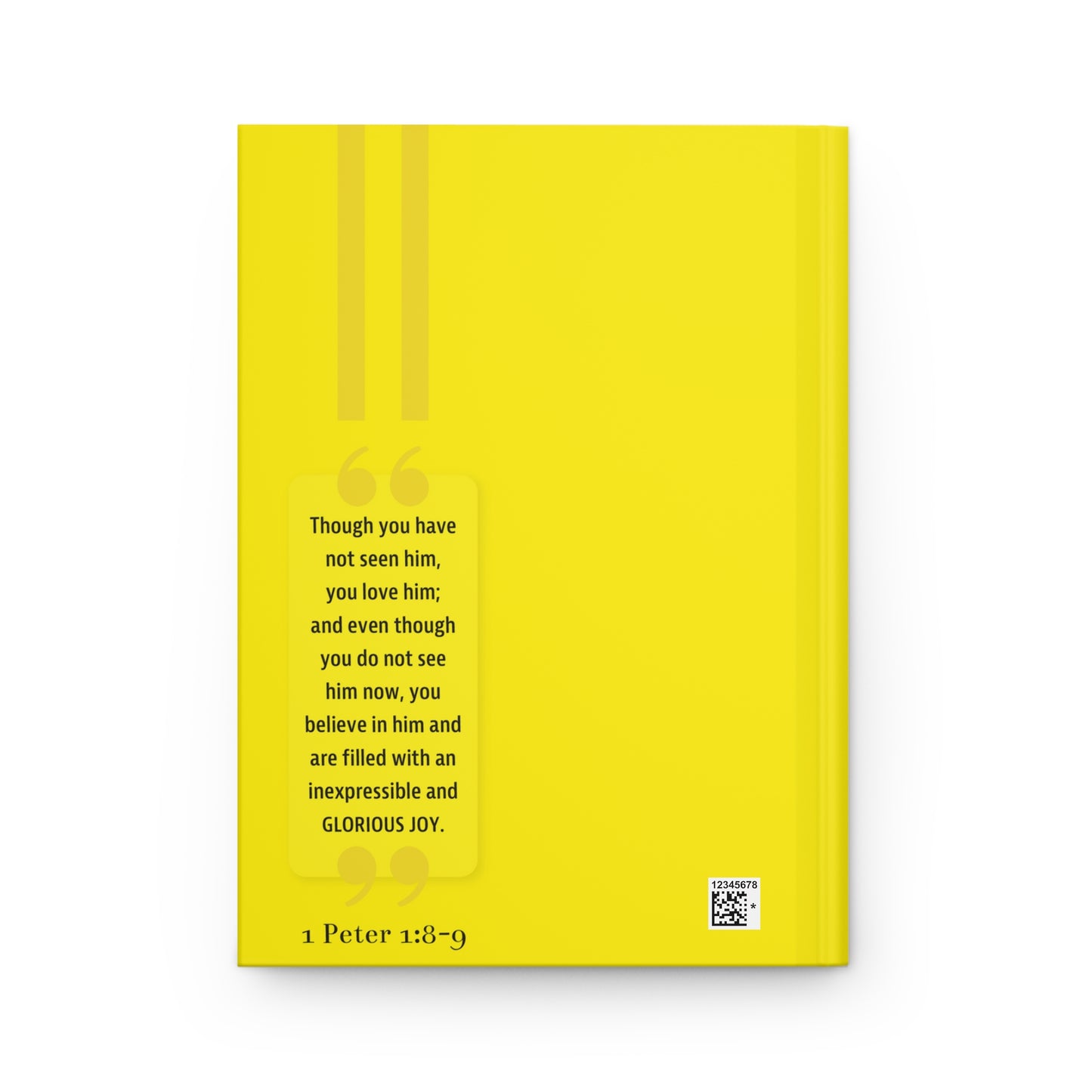 Your Faith by Color Hard Cover Journal - Yellow