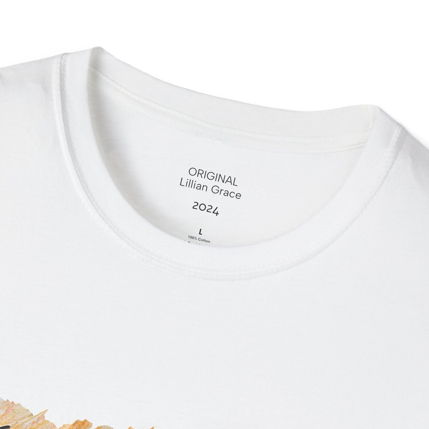 Unisex Softstyle T-Shirt- Lillian's Tiger and Quote