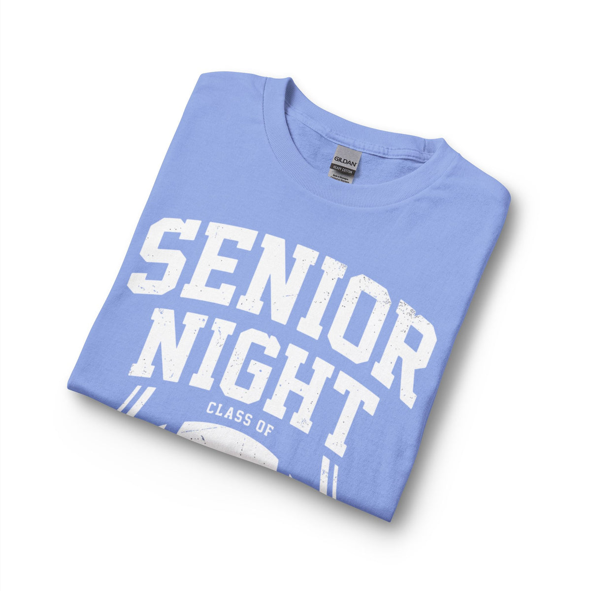 Senior Night Football Mockup - Unisex Long Sleeve T-Shirt