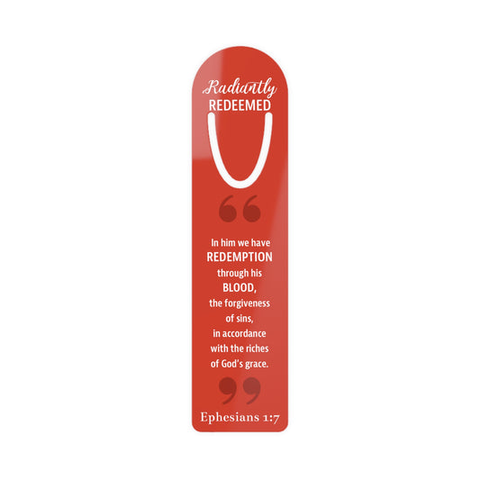 Bookmark: Your Faith By Color - Red