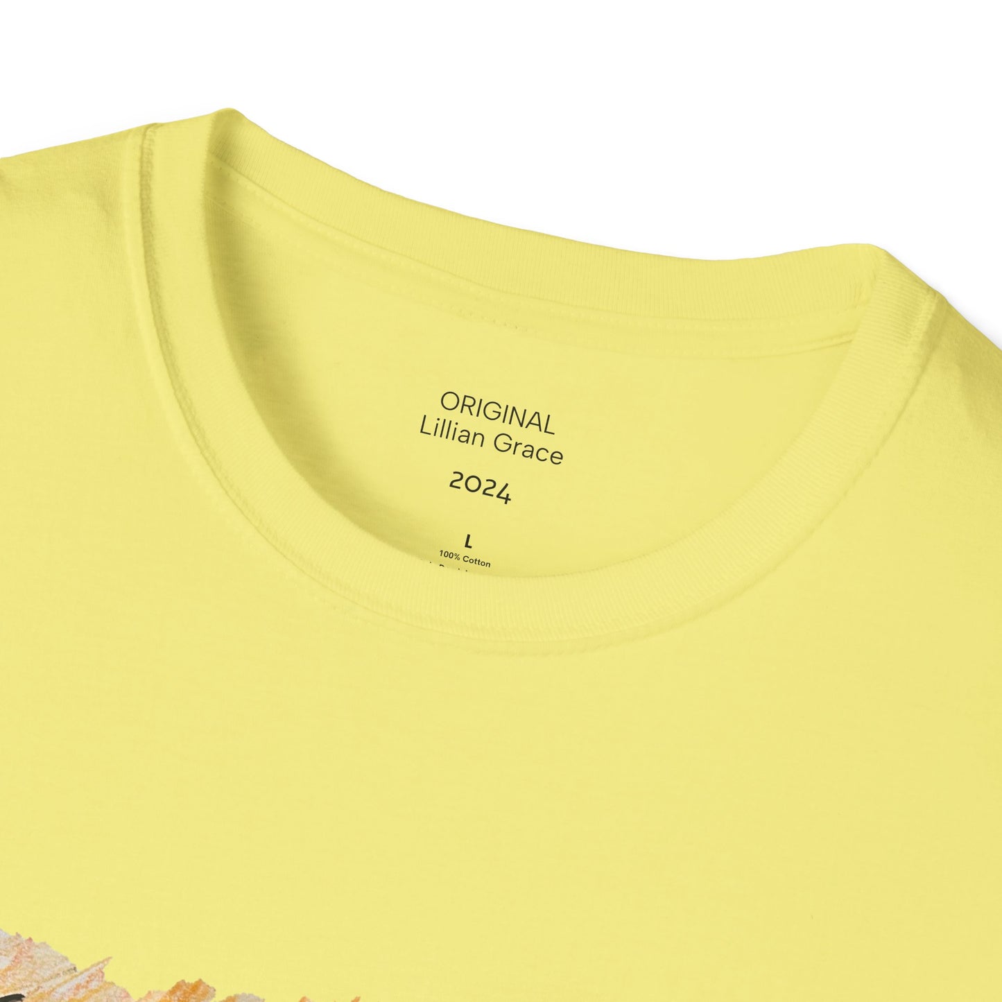 Unisex Softstyle T-Shirt- Lillian's Tiger and Quote