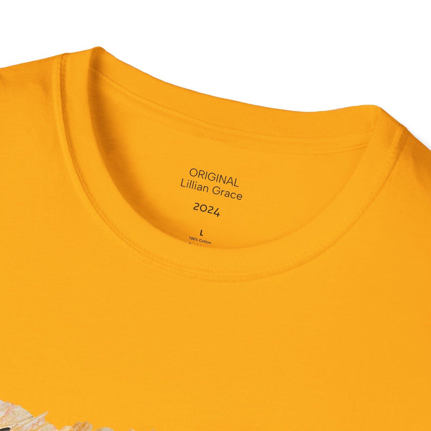 Unisex Softstyle T-Shirt- Lillian's Tiger and Quote
