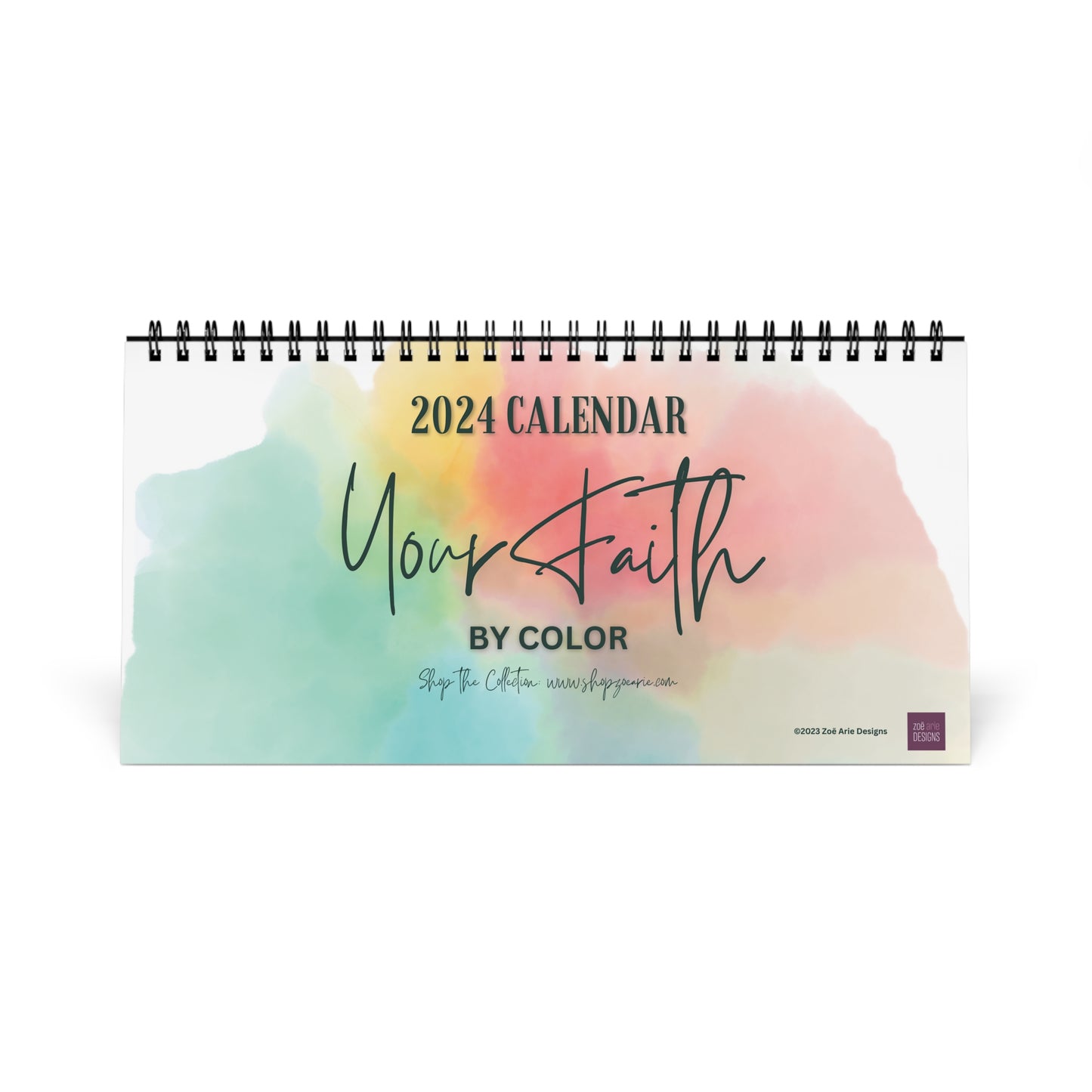 2024 Desktop Calendar: Your Faith by Color