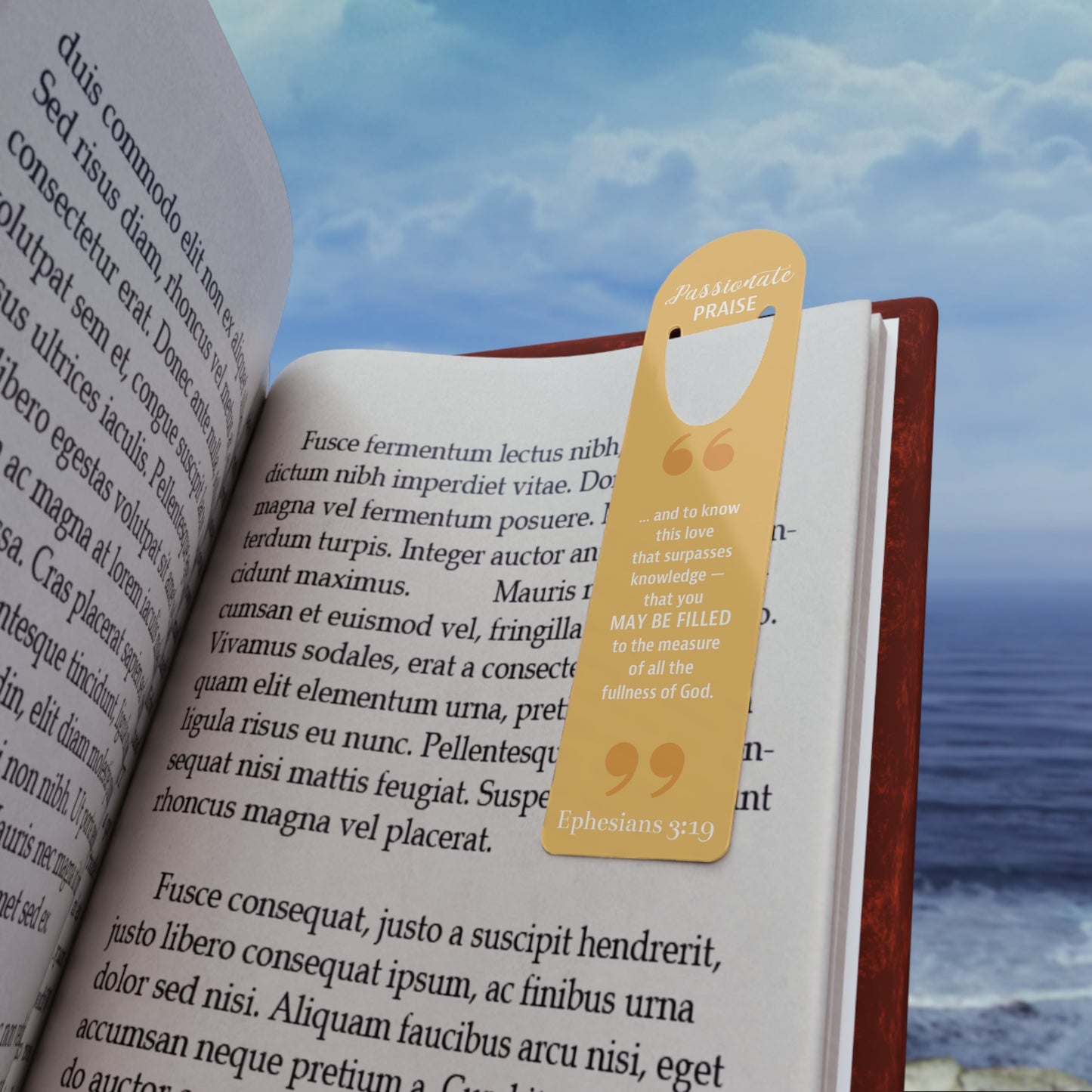 Bookmark: Your Faith By Color - Orange