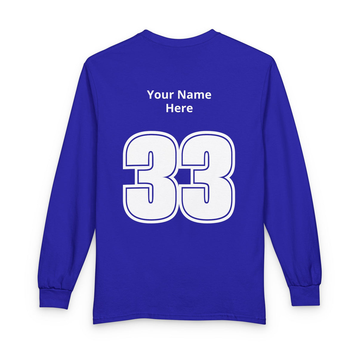 Senior Night Football Mockup - Unisex Long Sleeve T-Shirt