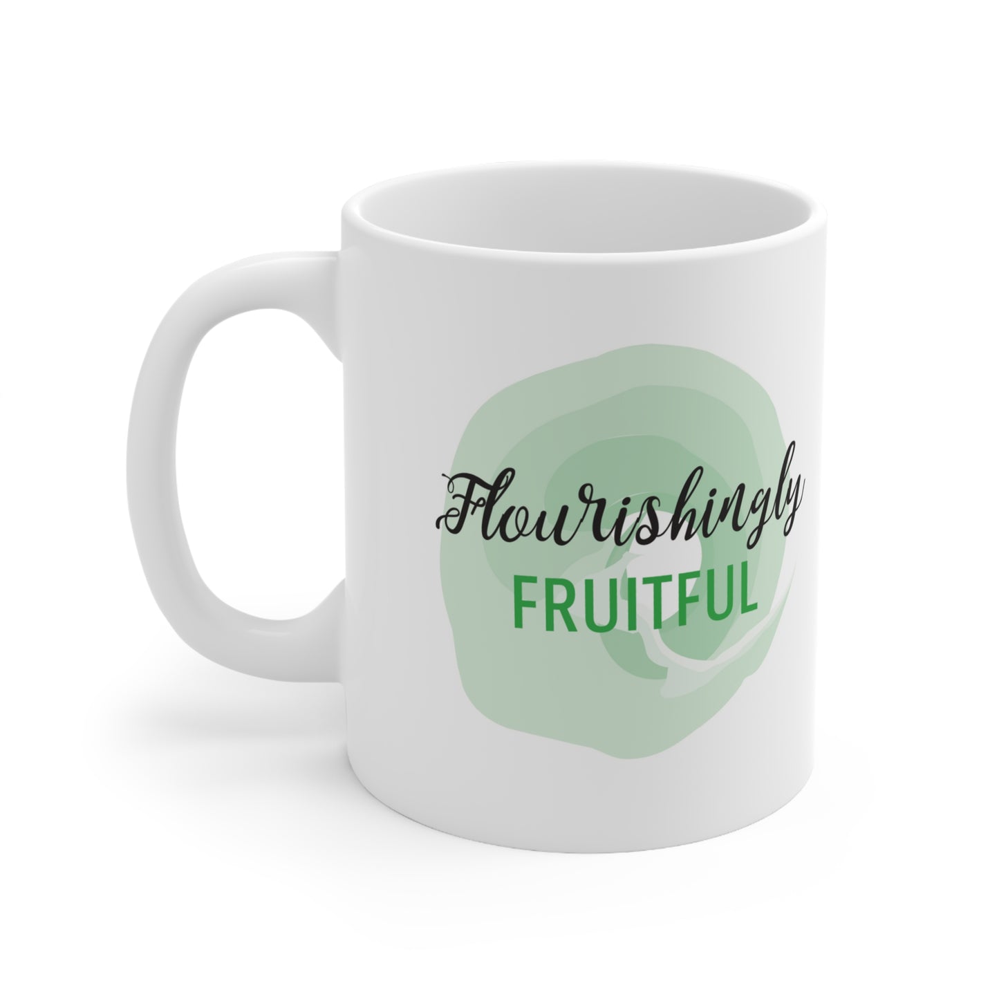 Ceramic Mug 11oz: Your Faith By Color - Green