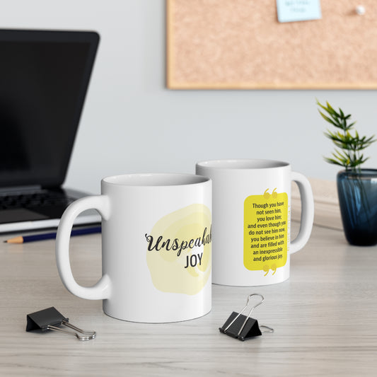 Ceramic Mug 11oz: Your Faith By Color - Yellow