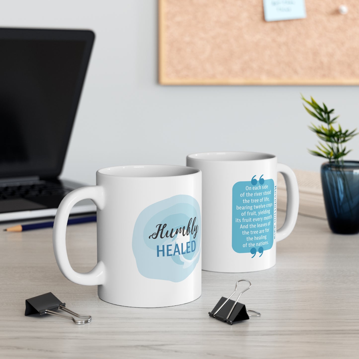 Ceramic Mug 11oz: Your Faith By Color - Aqua