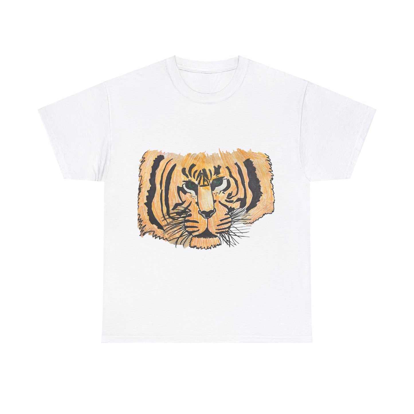 Unisex Heavy Cotton Tee: Lillian's Tiger