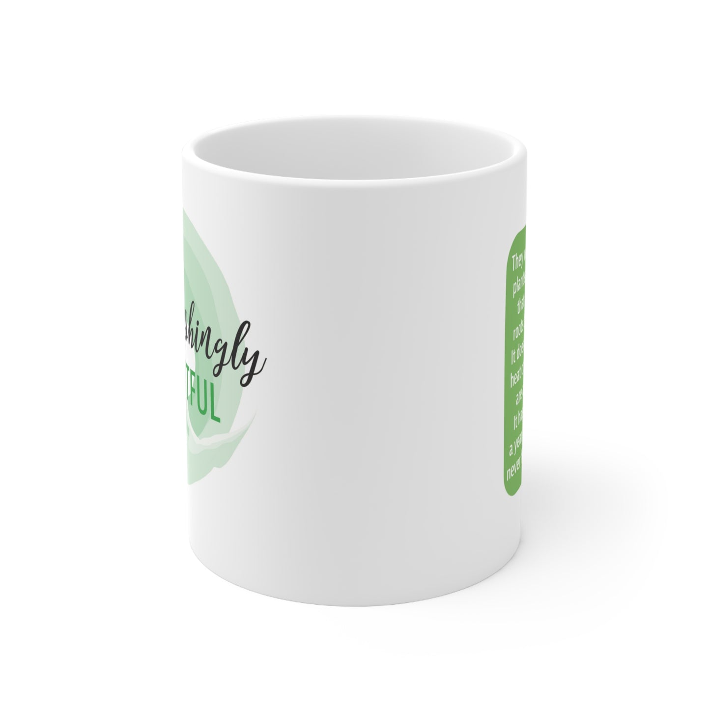 Ceramic Mug 11oz: Your Faith By Color - Green