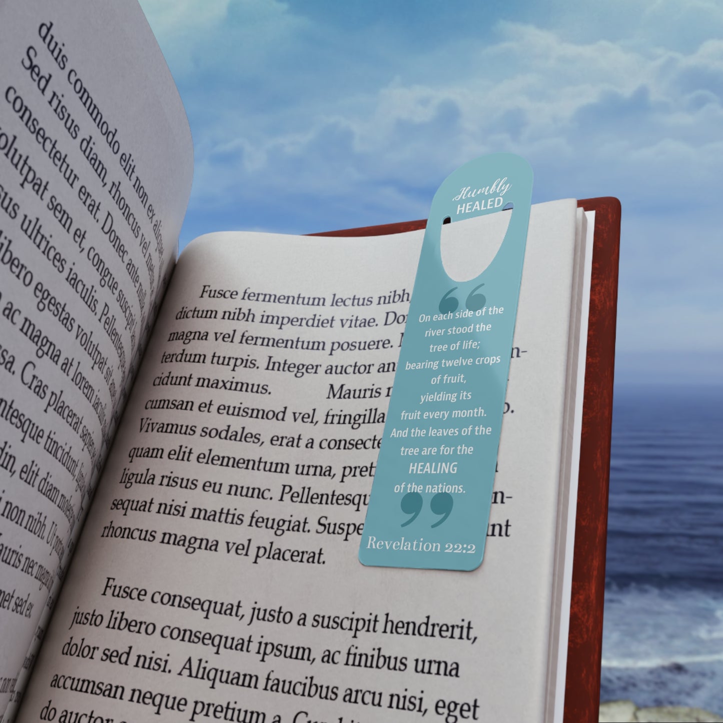 Bookmark: Your Faith By Color - Aqua