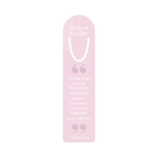 Bookmark: Your Faith By Color - Pink