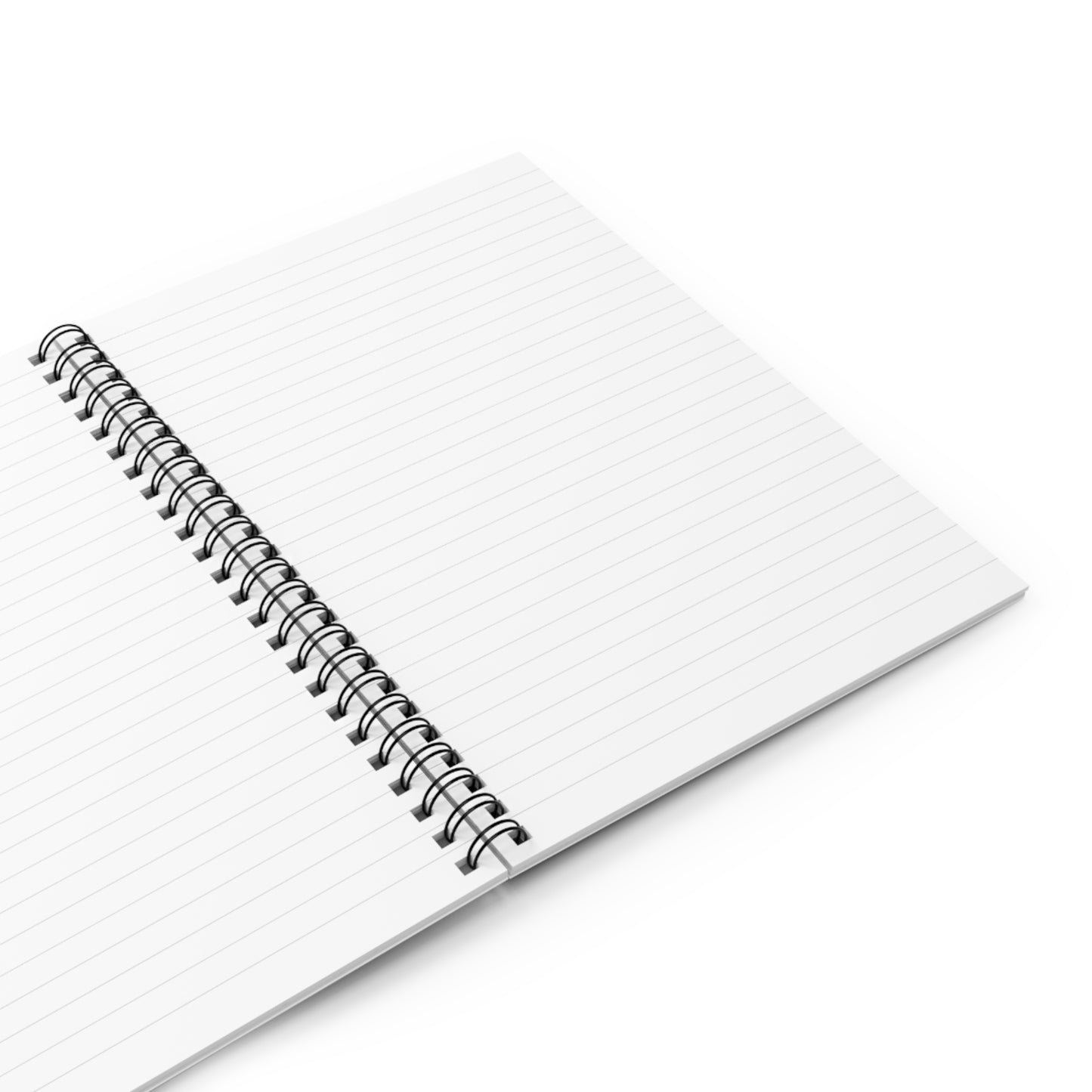 Spiral Notebook with Ruled Lines: Your Color By Faith - Red