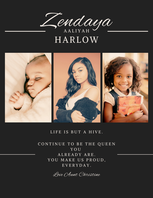 Editable Yearbook Ad Template | Senior Tribute Bundle - Half and Quarter Page - Theme: Noir
