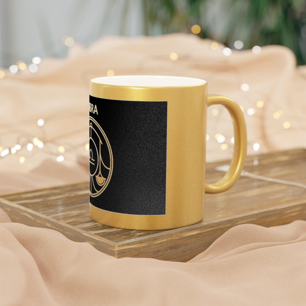 Libra - 11 Oz Metallic Mug (Silver / Gold)