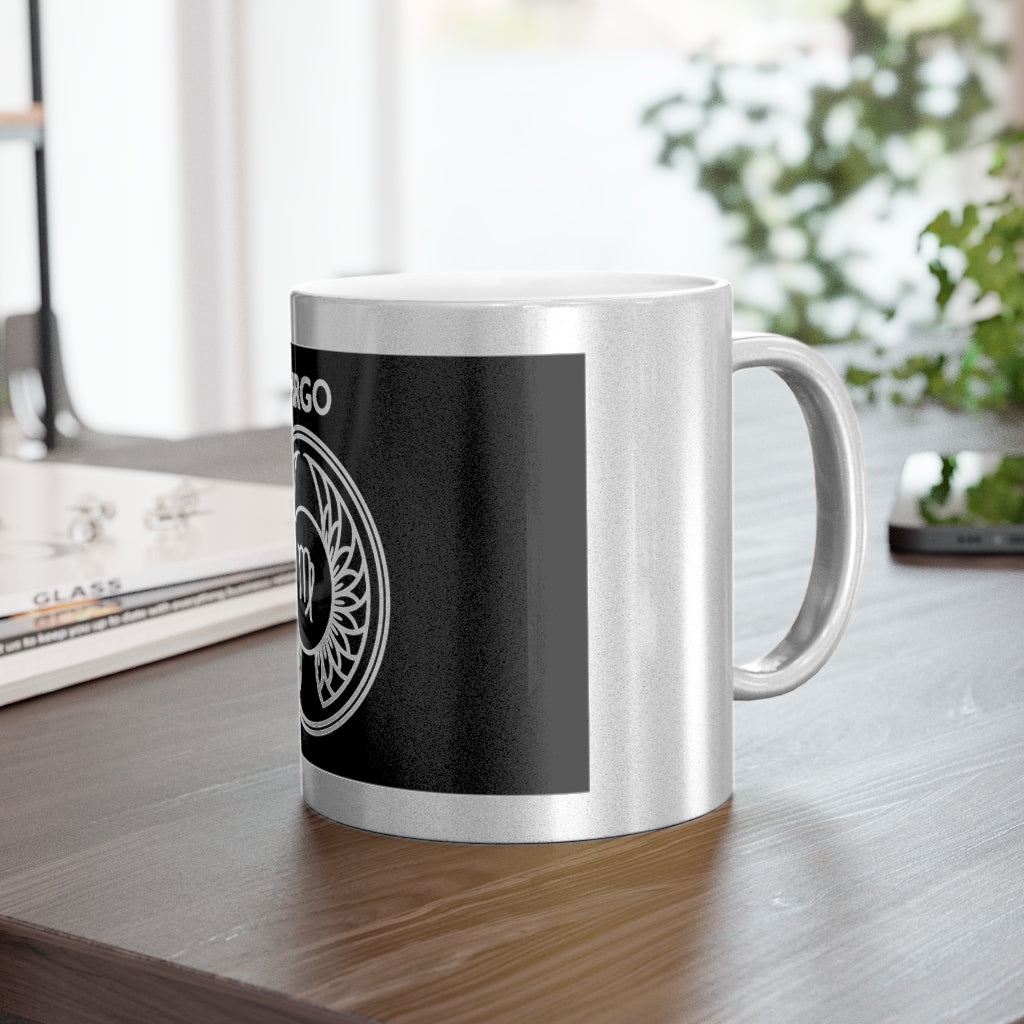 Virgo - 11 Oz Metallic Mug (Silver / Gold)