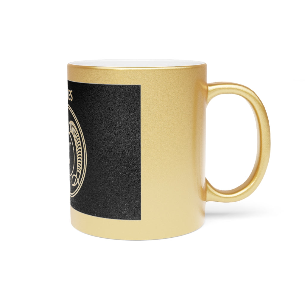 Aries - 11 Oz Metallic Mug (Silver / Gold)