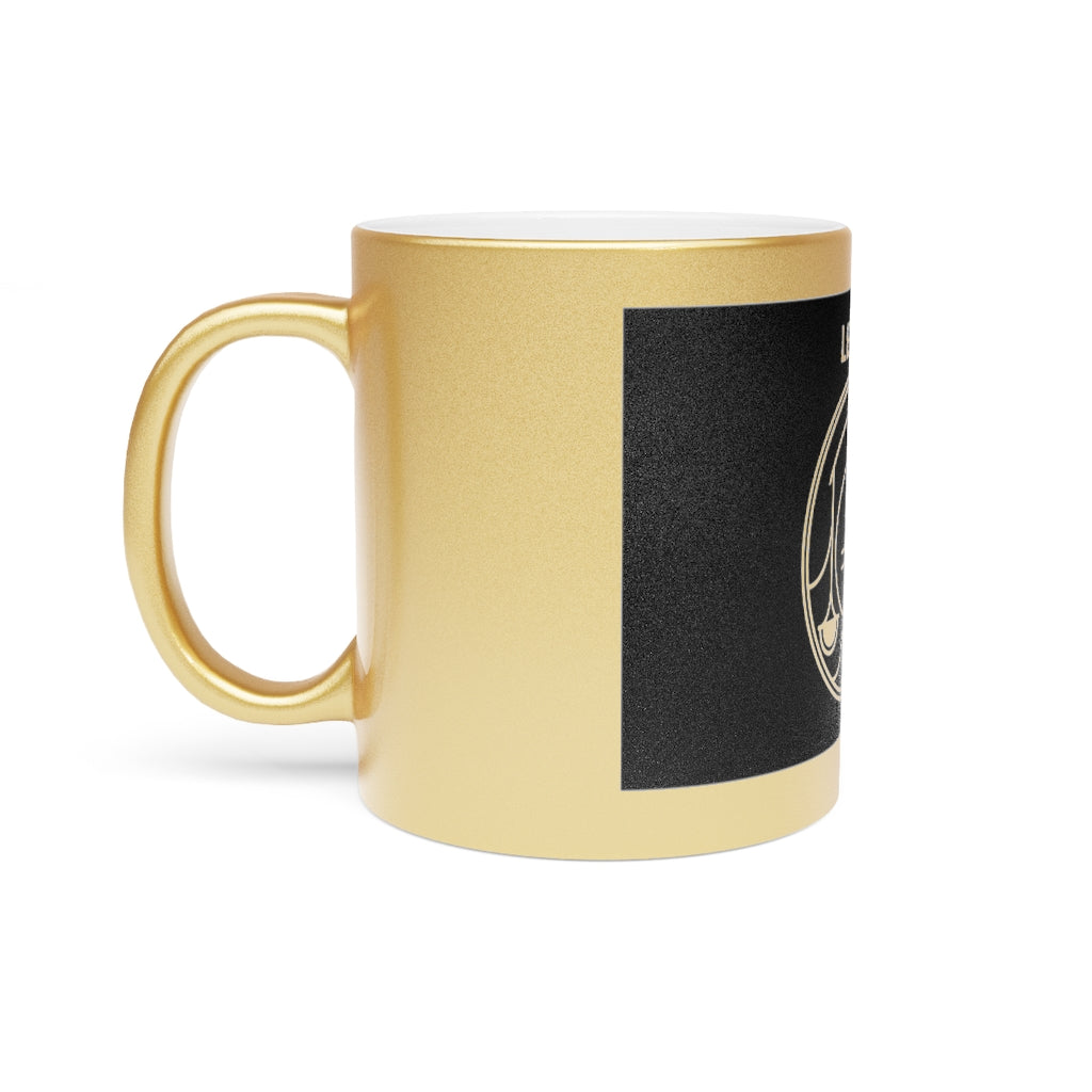 Libra - 11 Oz Metallic Mug (Silver / Gold)