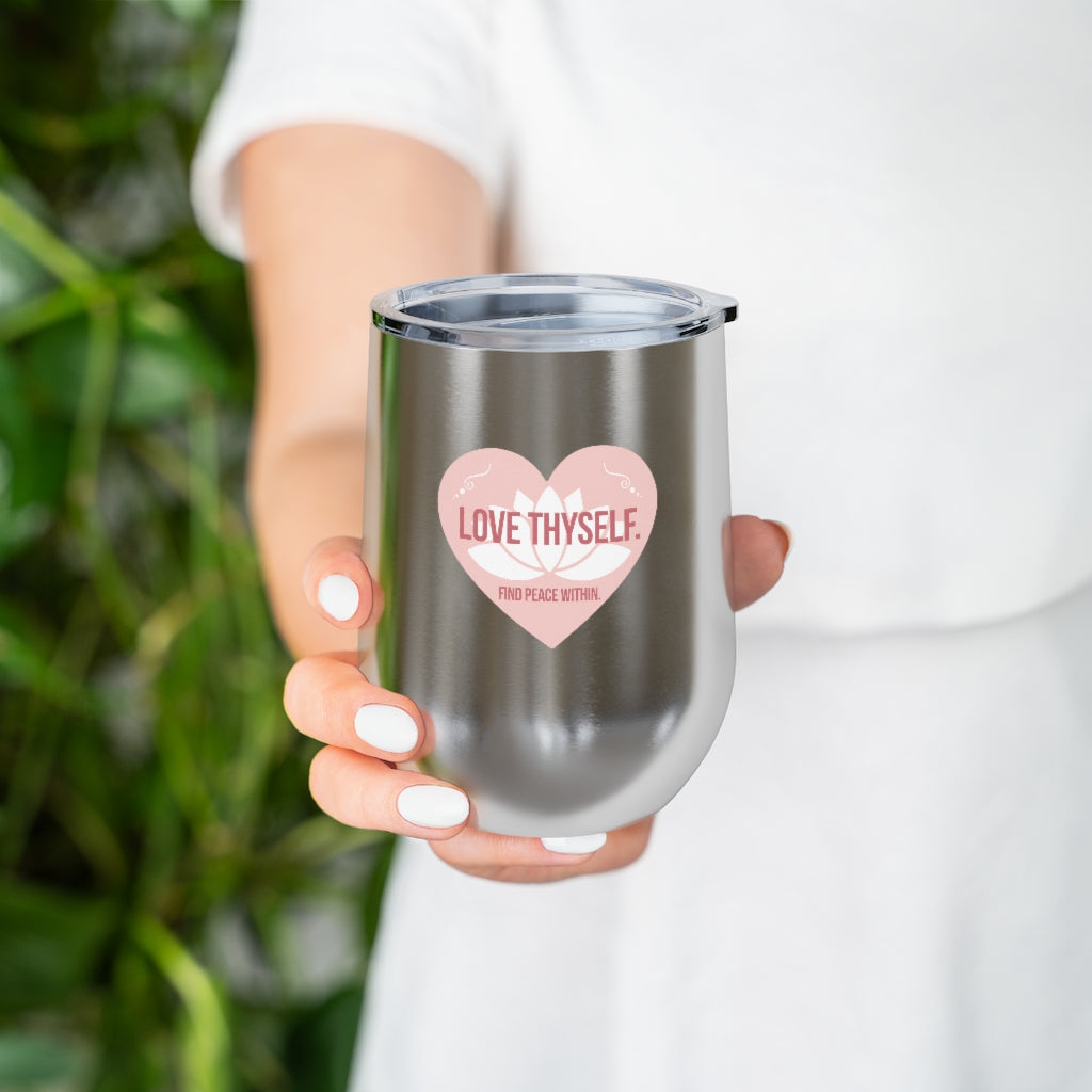 "Love Thyself" 2oz Insulated Wine Tumbler