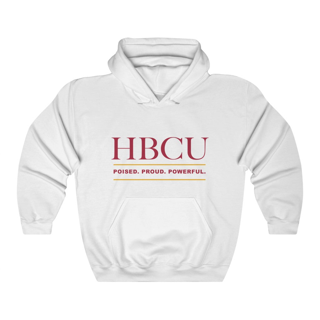 Tuskegee HBCU Hooded Sweatshirt: Poised. Proud. Powerful.