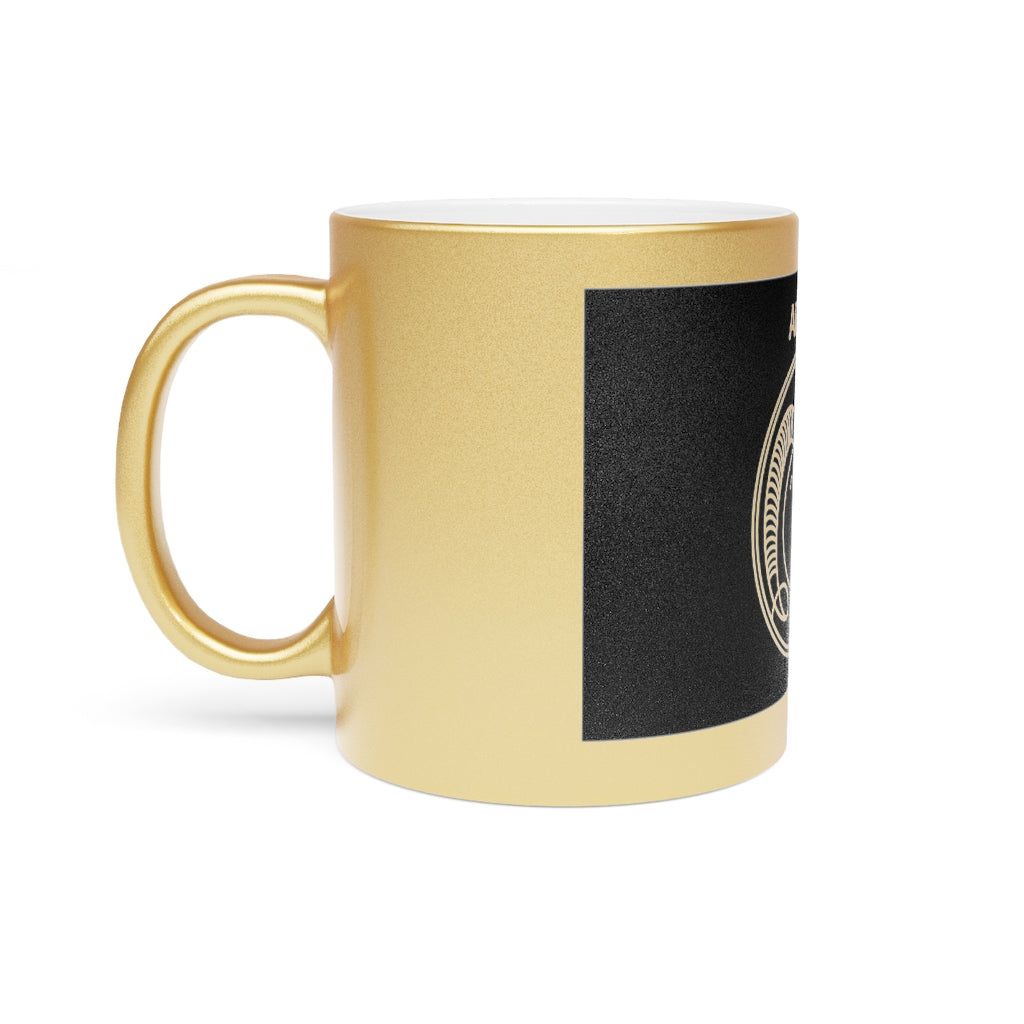 Aries - 11 Oz Metallic Mug (Silver / Gold)