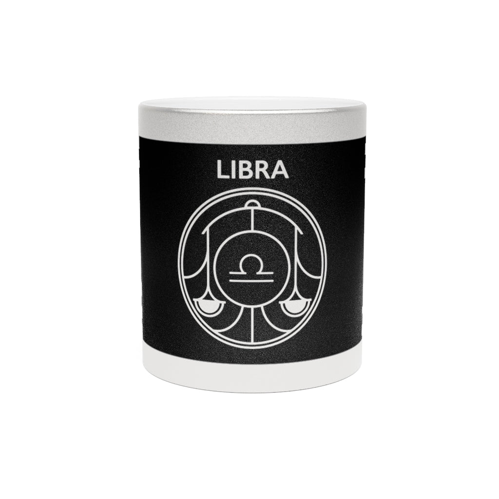 Libra - 11 Oz Metallic Mug (Silver / Gold)