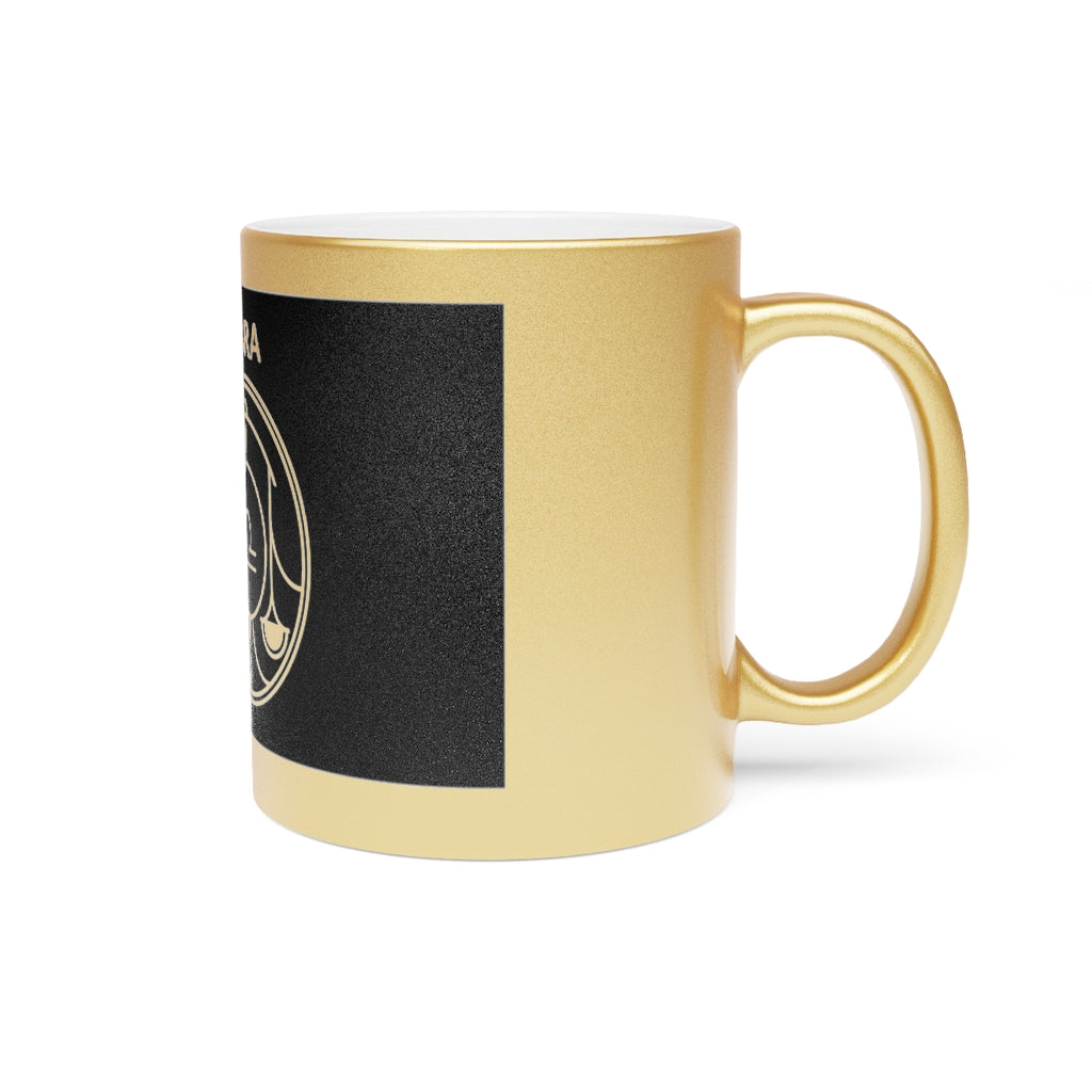 Libra - 11 Oz Metallic Mug (Silver / Gold)