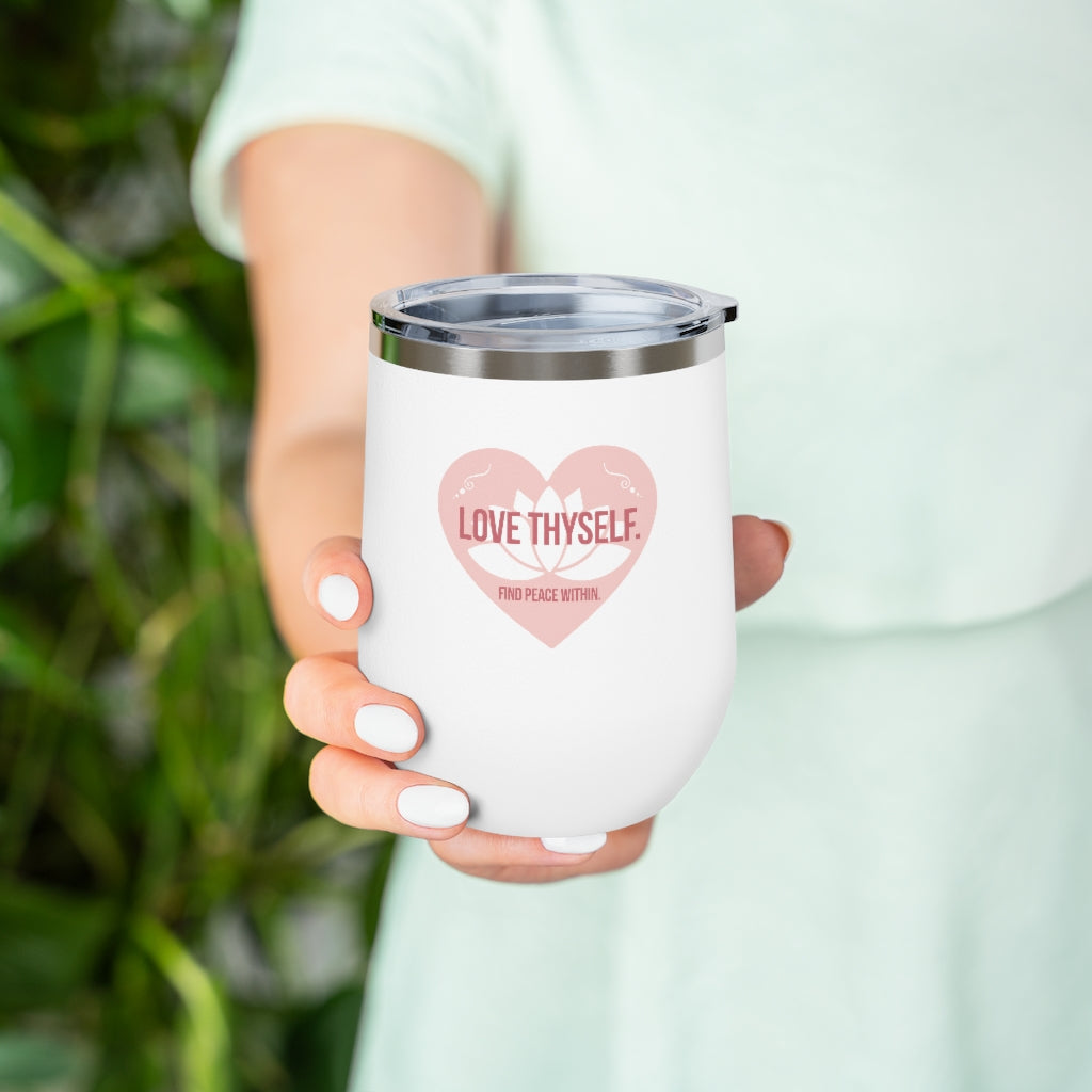 "Love Thyself" 2oz Insulated Wine Tumbler